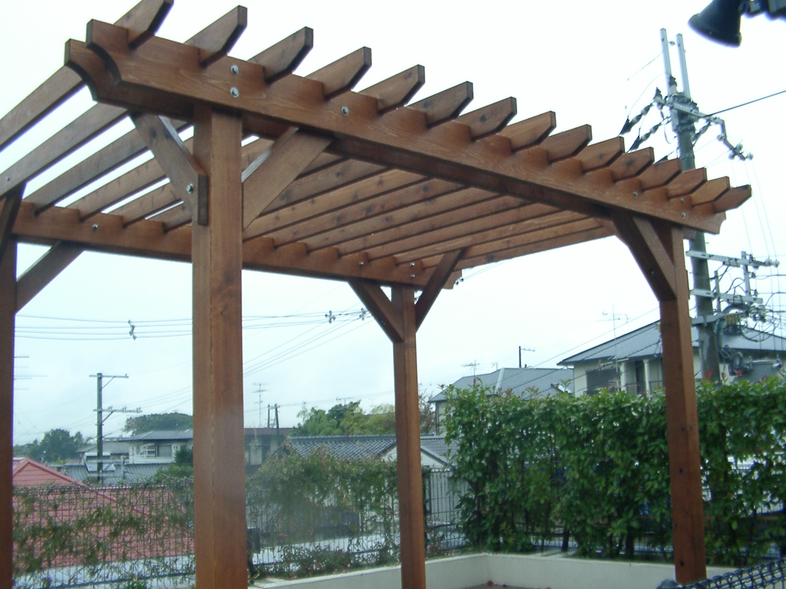 ウッドデッキ施工例-　 中川木材産業